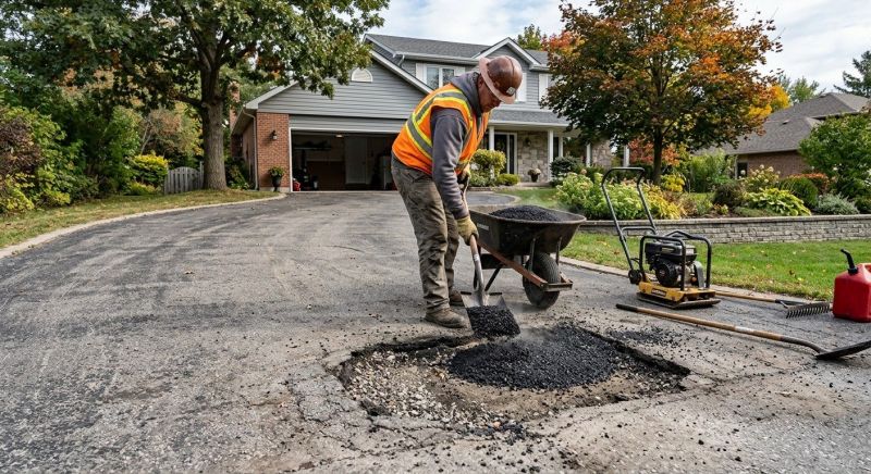 Asphalt Pothole Filling in Los Angeles, CA