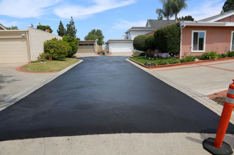 Black Asphalt Driveway
