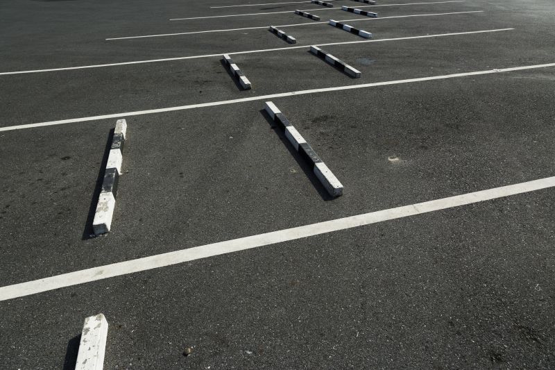 Patterned Parking Lot
